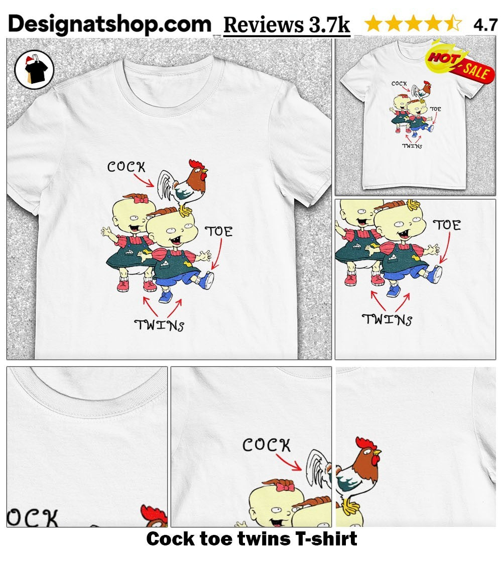 Cock toe twins shirt