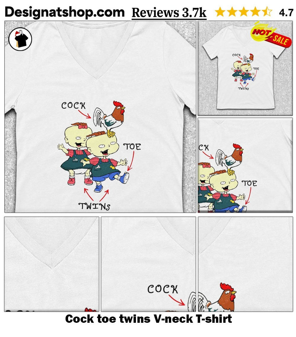 Cock toe twins shirt