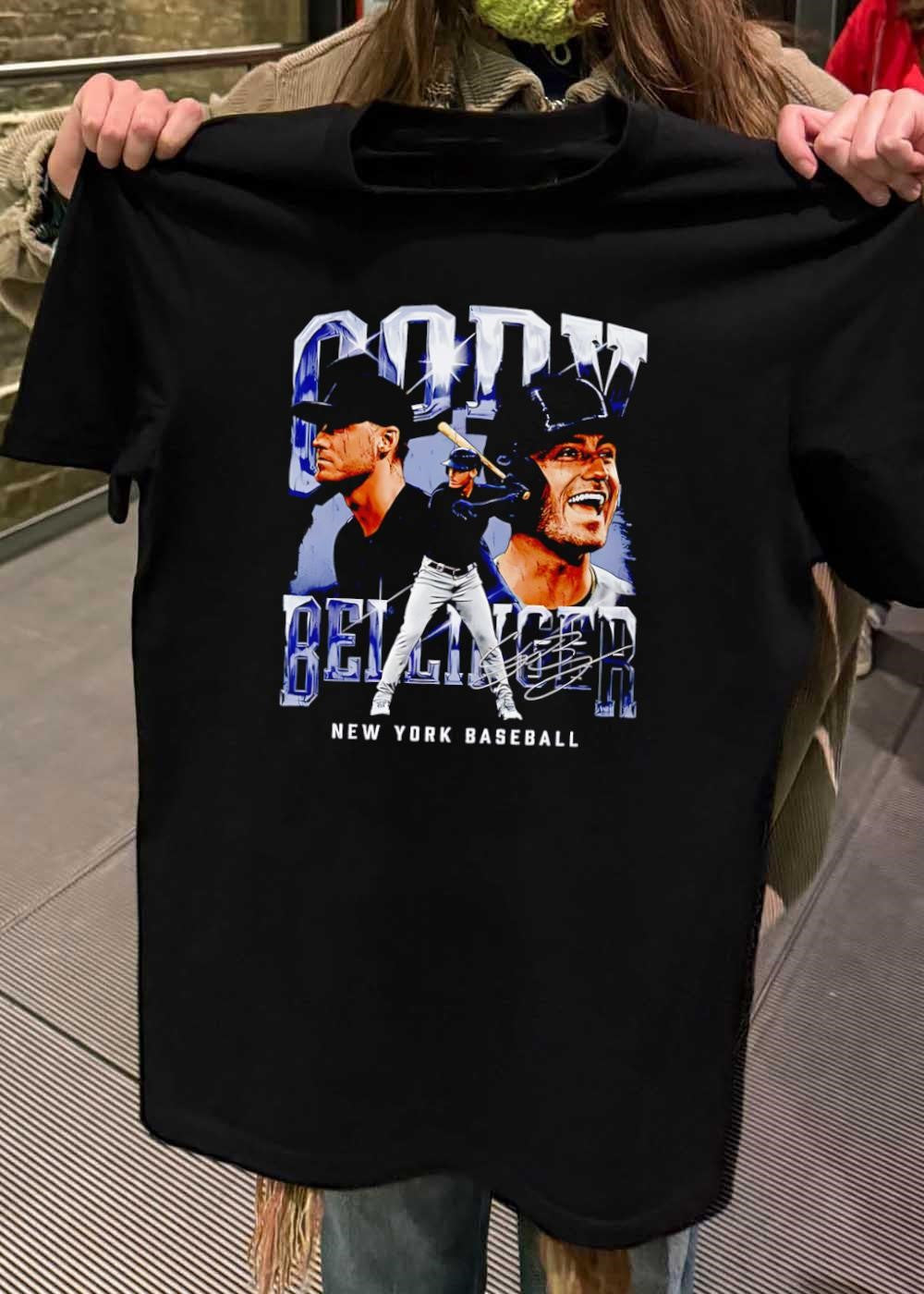 Cody Bellinger Signature New York Baseball T-Shirt