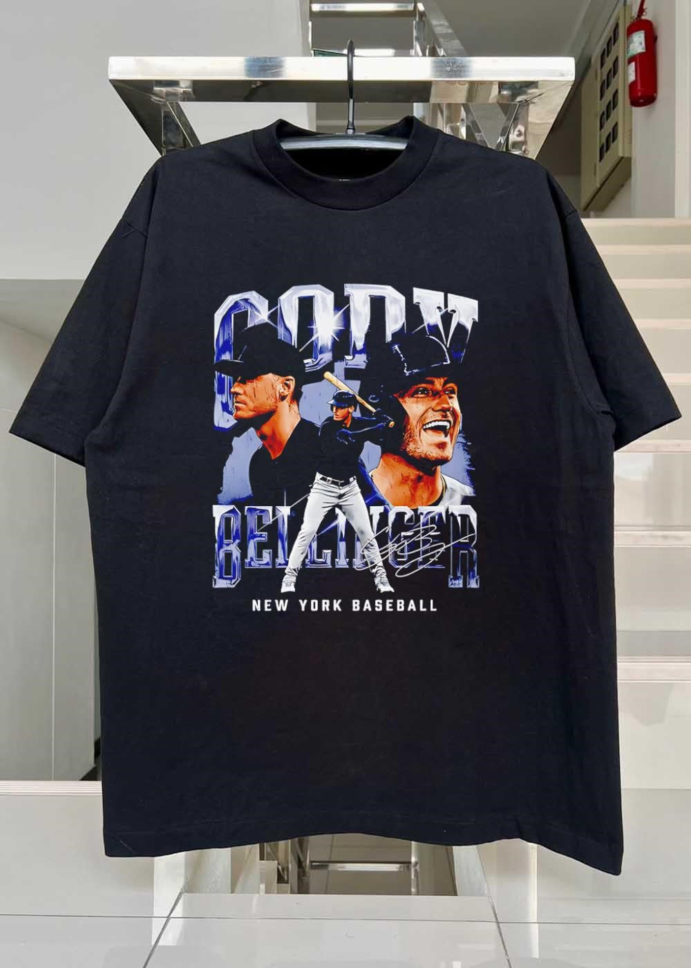 Cody Bellinger Signature New York Baseball T-Shirt