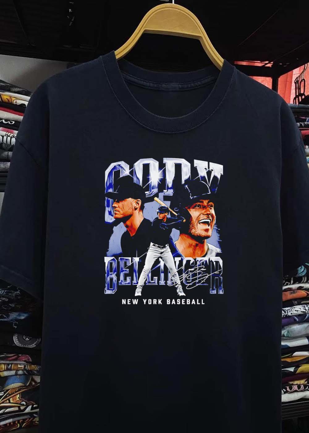 Cody Bellinger Signature New York Baseball T-Shirt