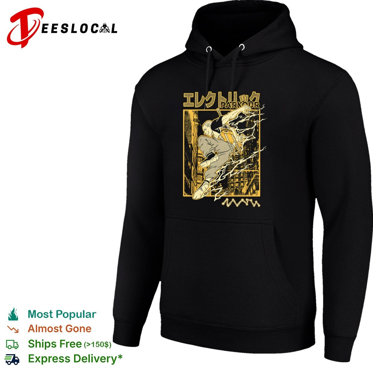 Cole MacGrath inFamous Electric Parkour Electrikku Parkour shirt