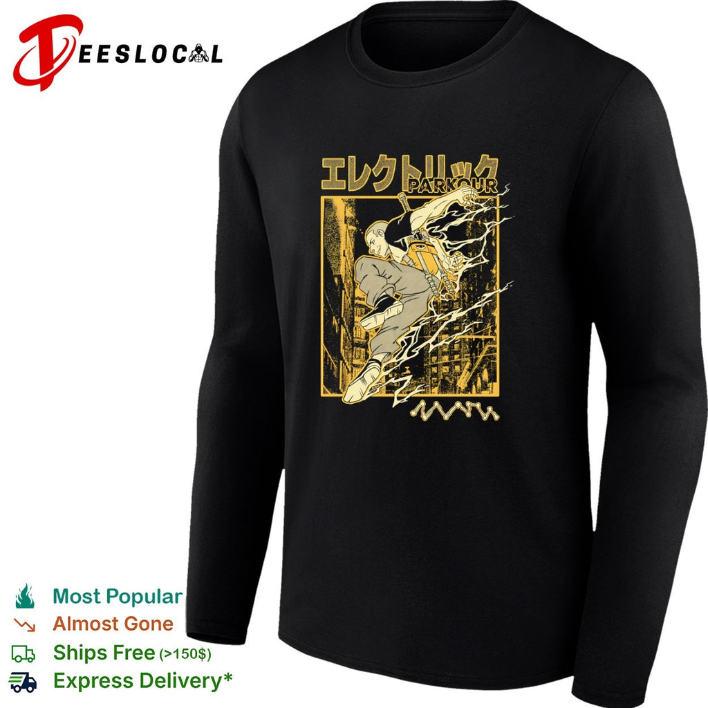 Cole MacGrath inFamous Electric Parkour Electrikku Parkour shirt