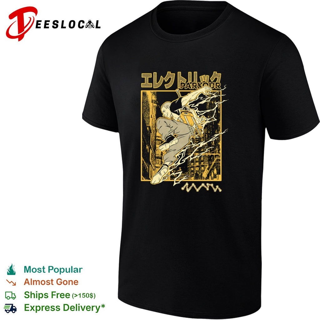 Cole MacGrath inFamous Electric Parkour Electrikku Parkour shirt