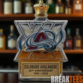 Colorado Avalanche 30th Anniversary Limited Edition Whiskey Bottle
