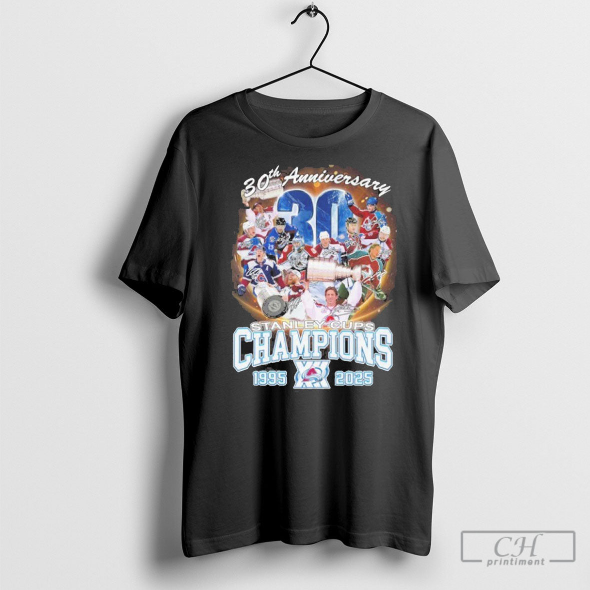 Colorado Avalanche 30th Anniversary Stanley Cup Champions Shirt