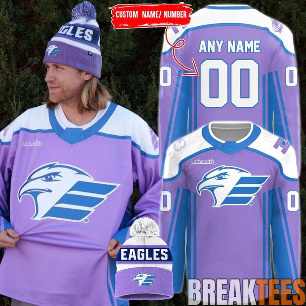Colorado Eagles 2026 Eagles Fight Cancer Hockey Jersey