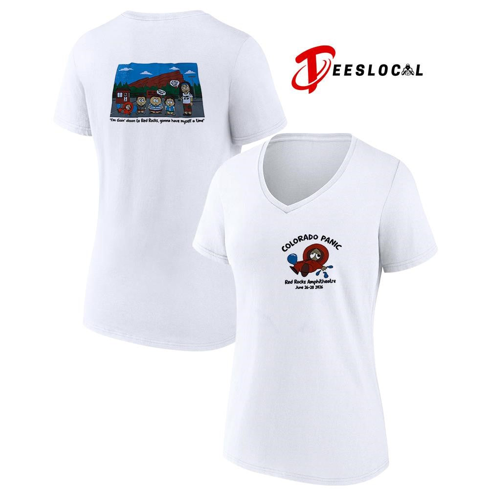 Colorado Panic Red Rock Amphitheatre I’m goin’ down to Red Rocks gonna have myself a time shirt