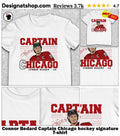 Connor Bedard Captain Chicago hockey signature shirt
