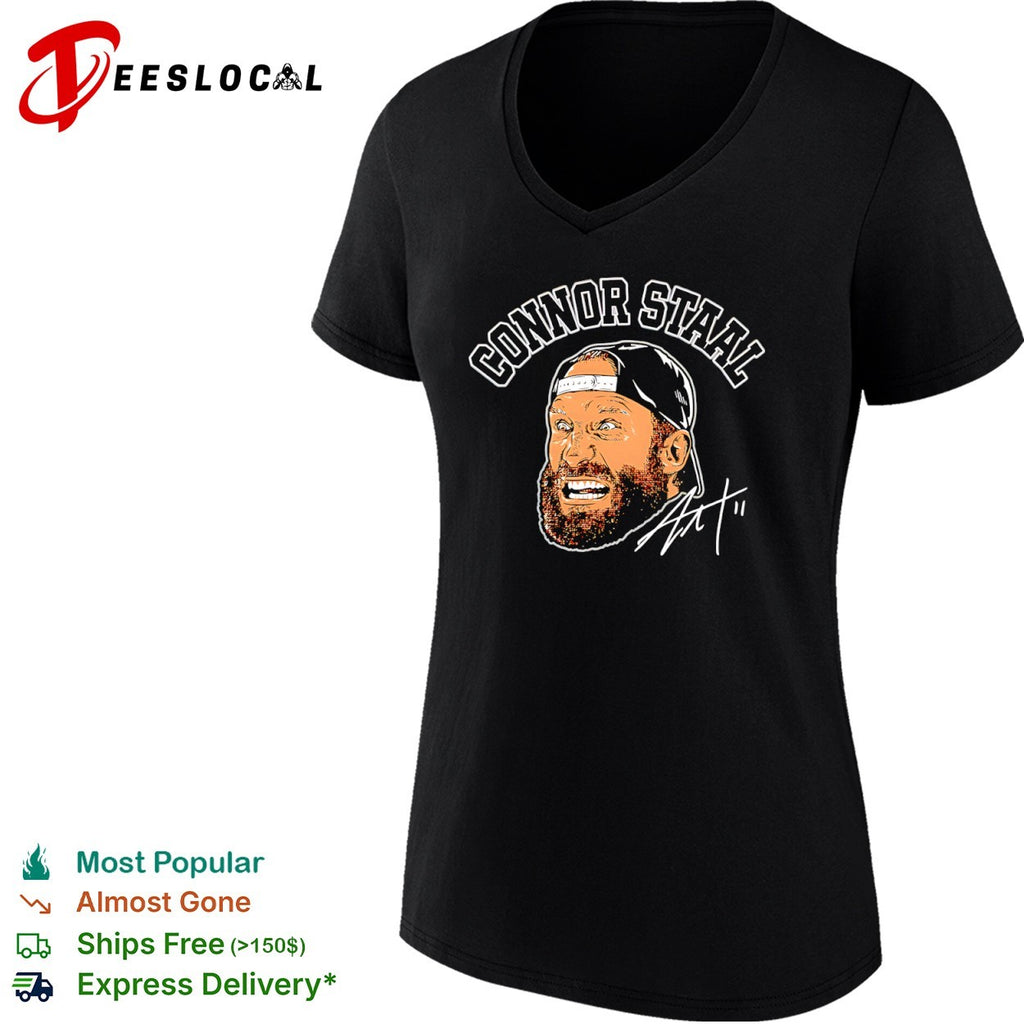 Connor Staal big face signature shirt