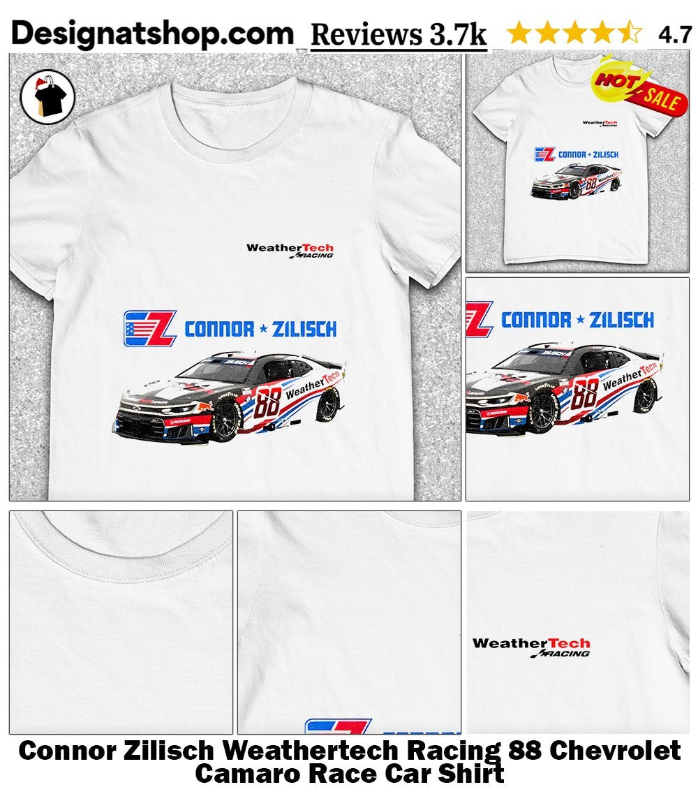 Connor Zilisch Weathertech Racing 88 Chevrolet Camaro Race Car Shirt