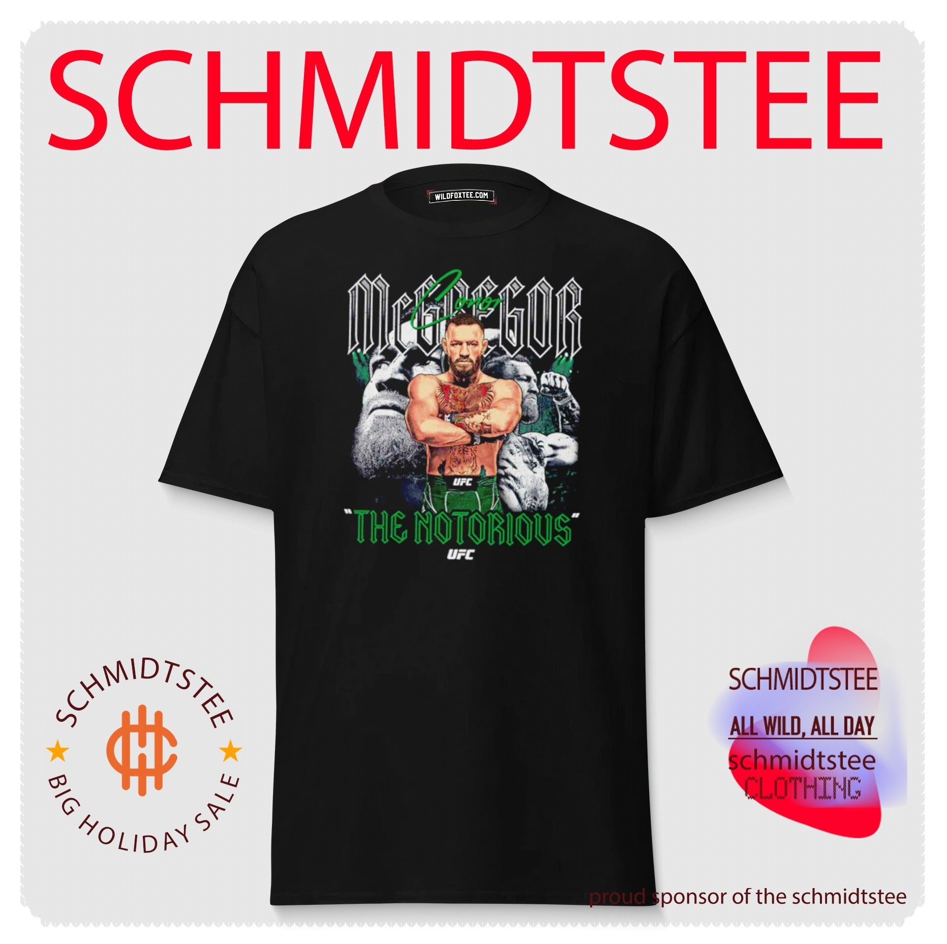 Conor McGregor The Notorious UFC Trio MMA shirt