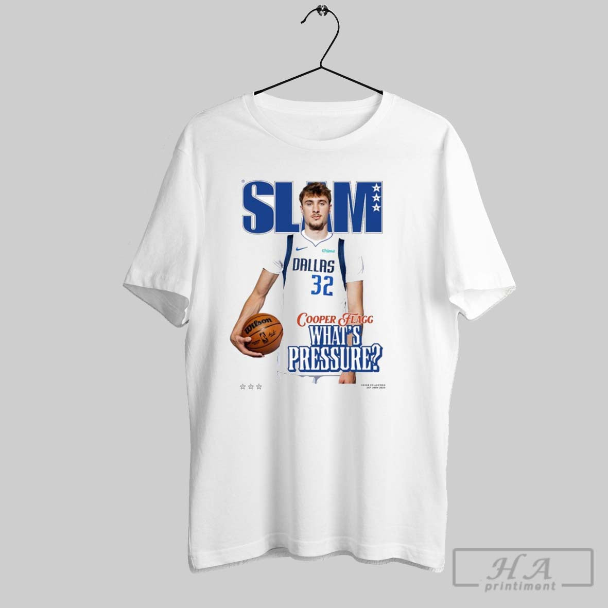 Cooper Flagg Slam Whats Pressure T Shirts