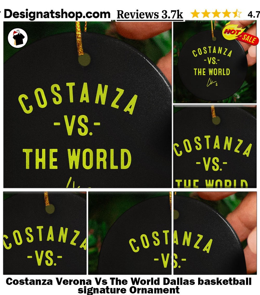 Costanza Verona Vs The World Dallas basketball signature shirt