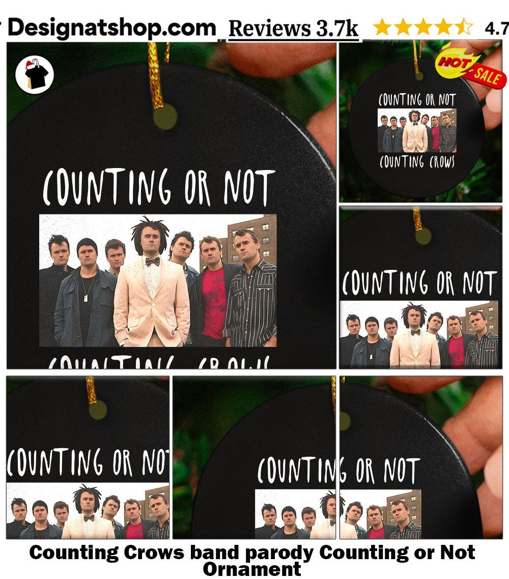 Counting Crows band parody Counting or Not shirt
