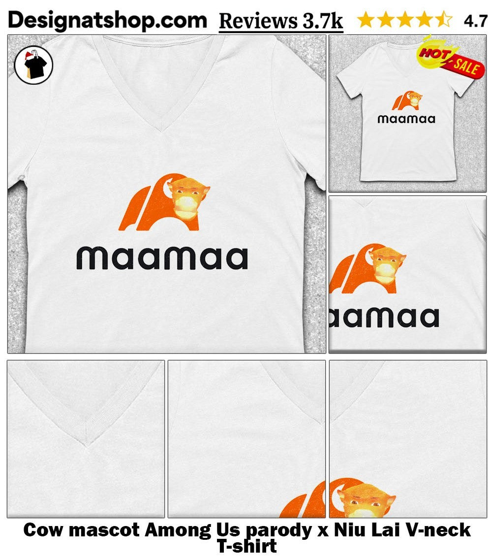 Cow mascot Among Us parody x Niu Lai shirt