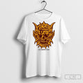 Cracker Barrel Old Country Store Demon Melting Skull Logo Shirt Tee