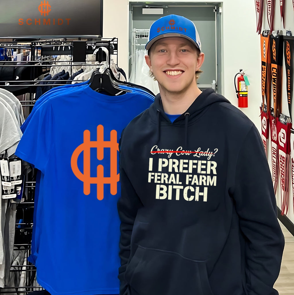 Crazy Cow Lady I prefer feral farm bitch shirt