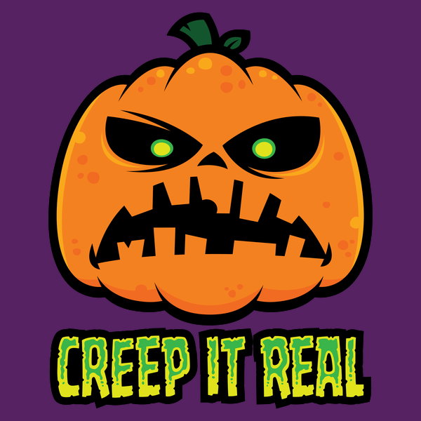 Creep It Real Halloween Pumpkin