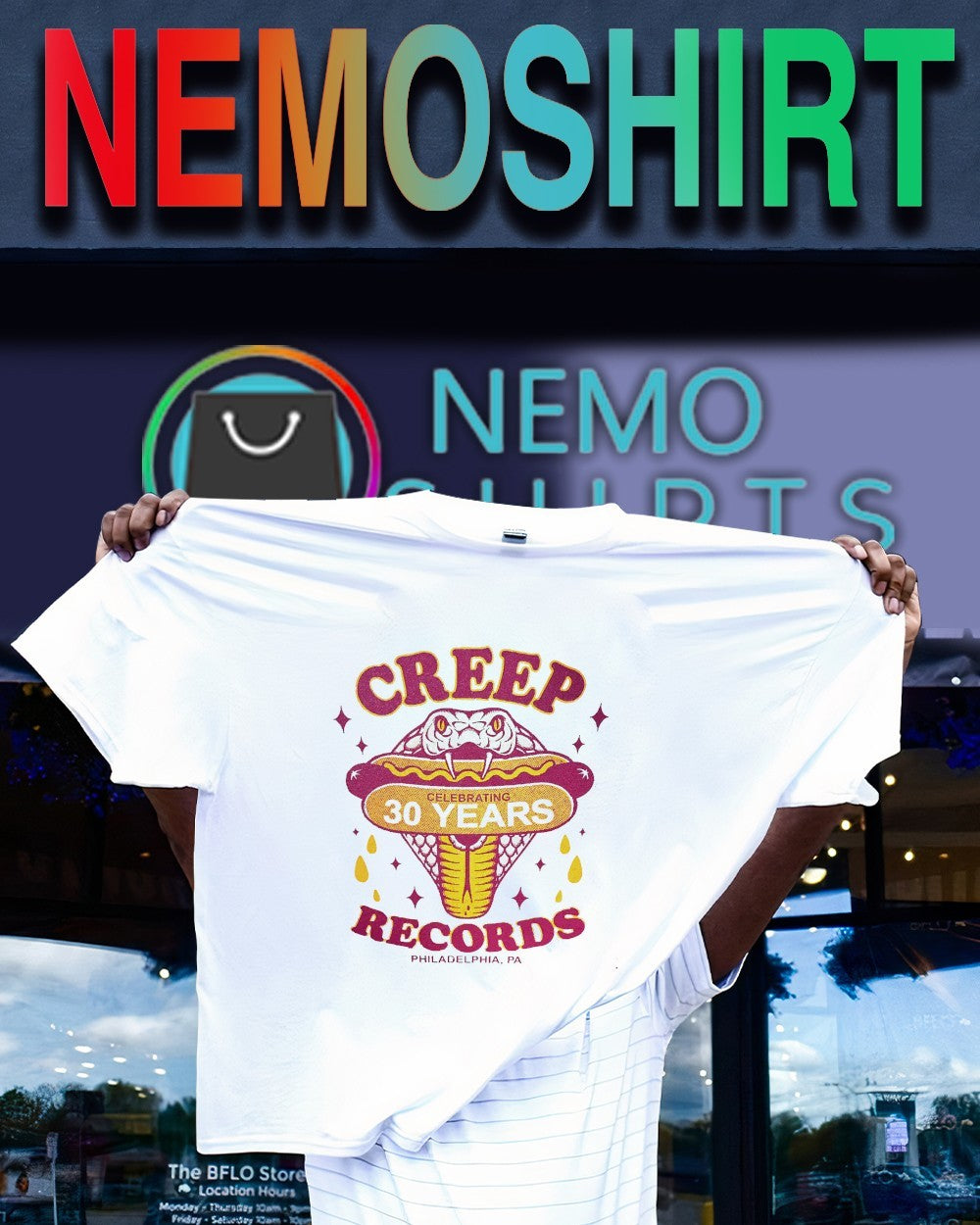 Creep records celebrating 30 years Philadelphia PA shirt