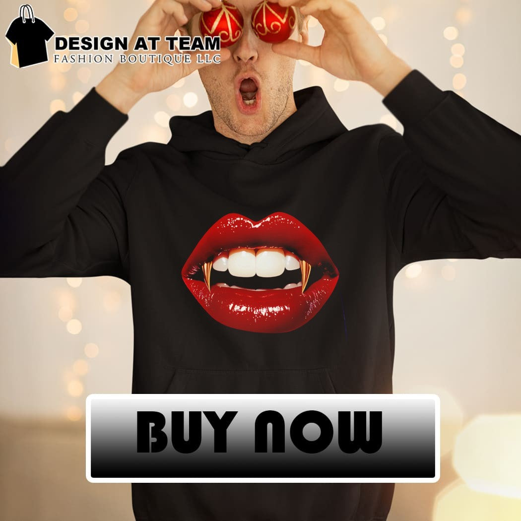 Crimson Lips Vampire Tim-Curry Frank-N-Furter shirt