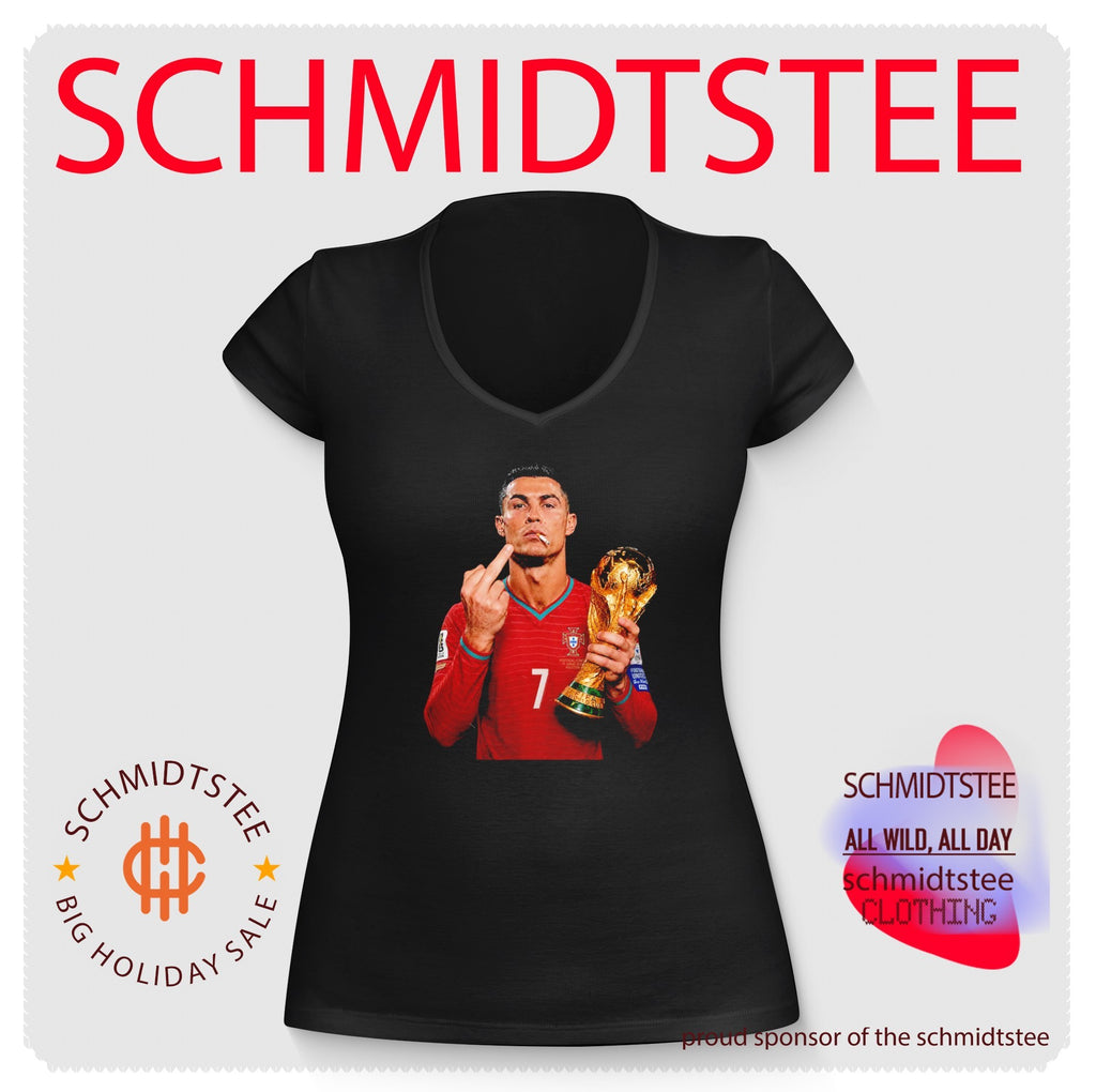 Cristiano Ronaldo Portugal World Cup Champion 2026 Middle Finger shirt