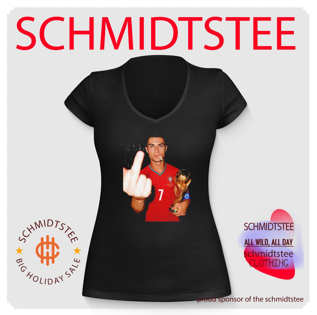 Cristiano Ronaldo Portugal World Cup Champion Middle Finger shirt