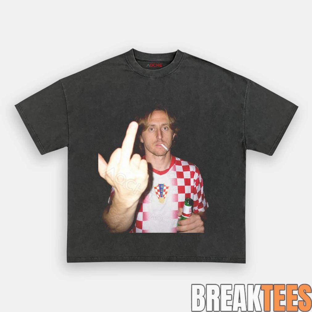 Croatia National Team Luka Modric Drunk Tee