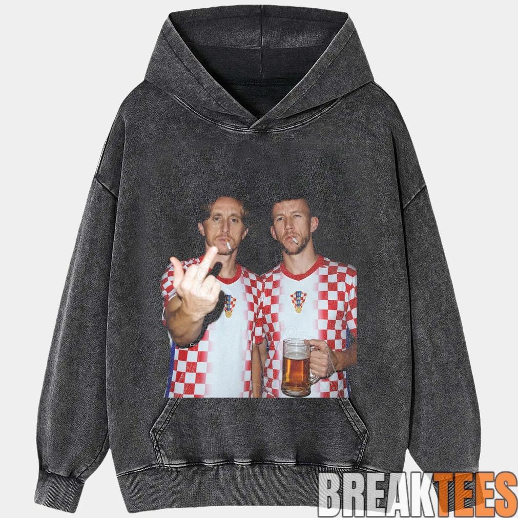 Croatia National Team Perisic Modric Drunk Tee