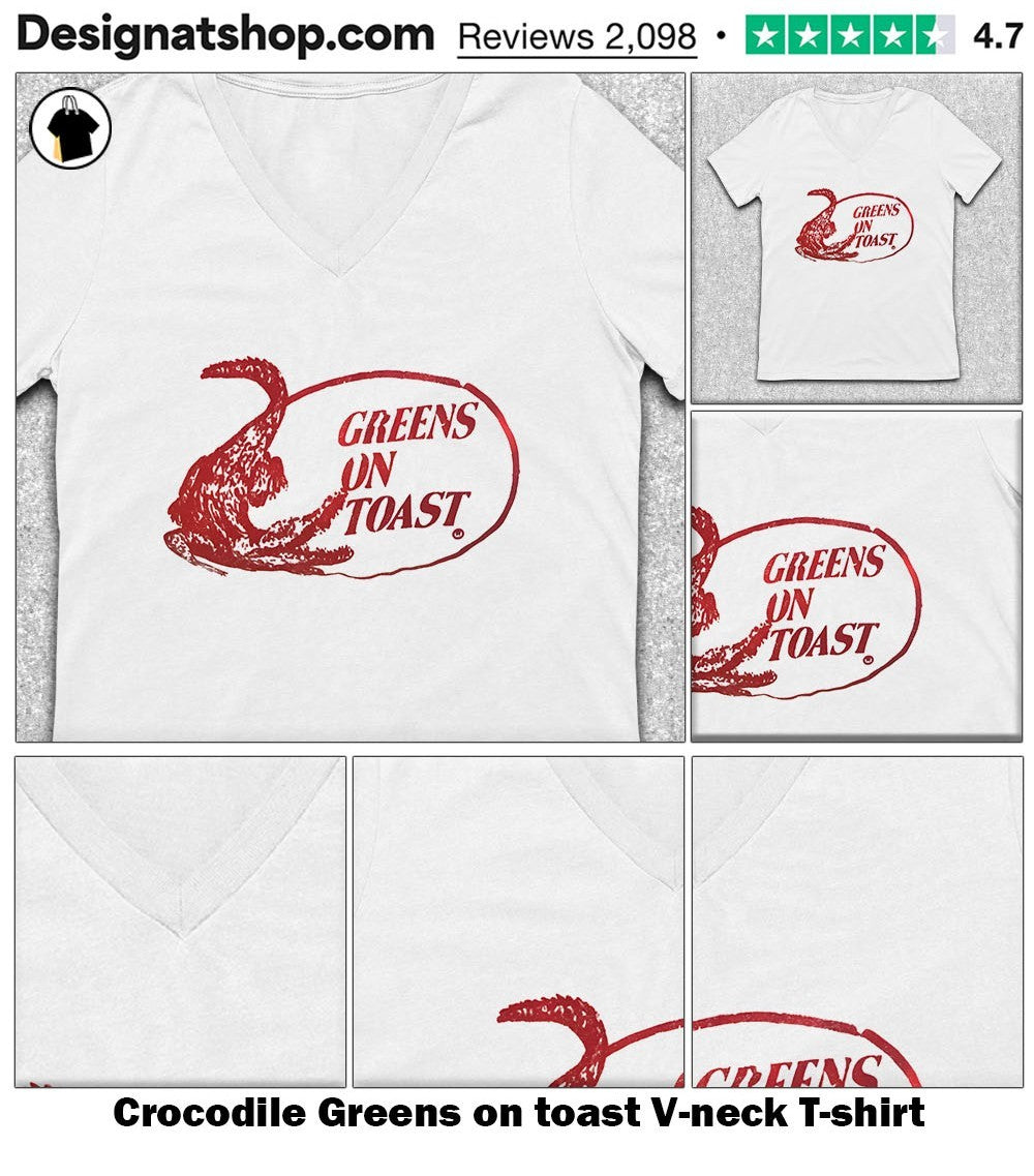Crocodile Greens on toast shirt