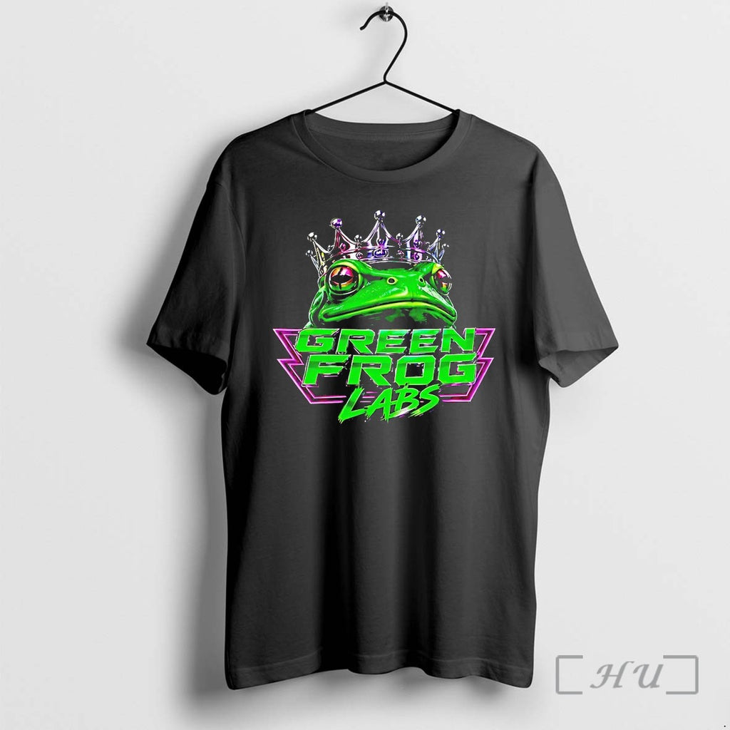 Crown Frog Green Frog Labs Tshirts Sweater Hoodie Jpg