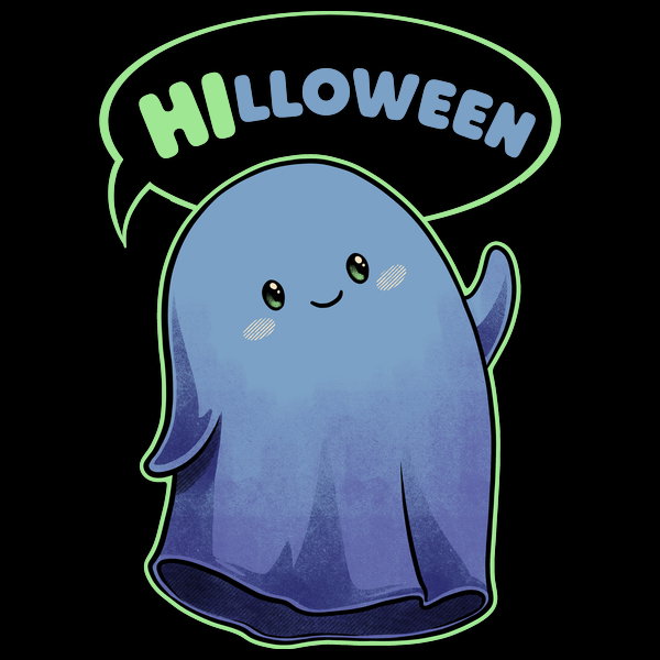Cute Halloween Ghost Hi