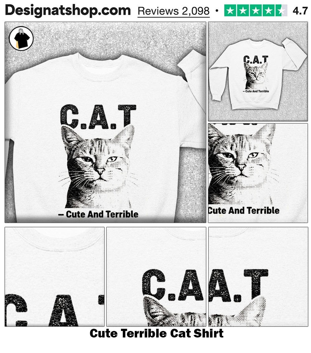 Cute Terrible Cat Shirt