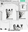 Cute Terrible Cat Shirt