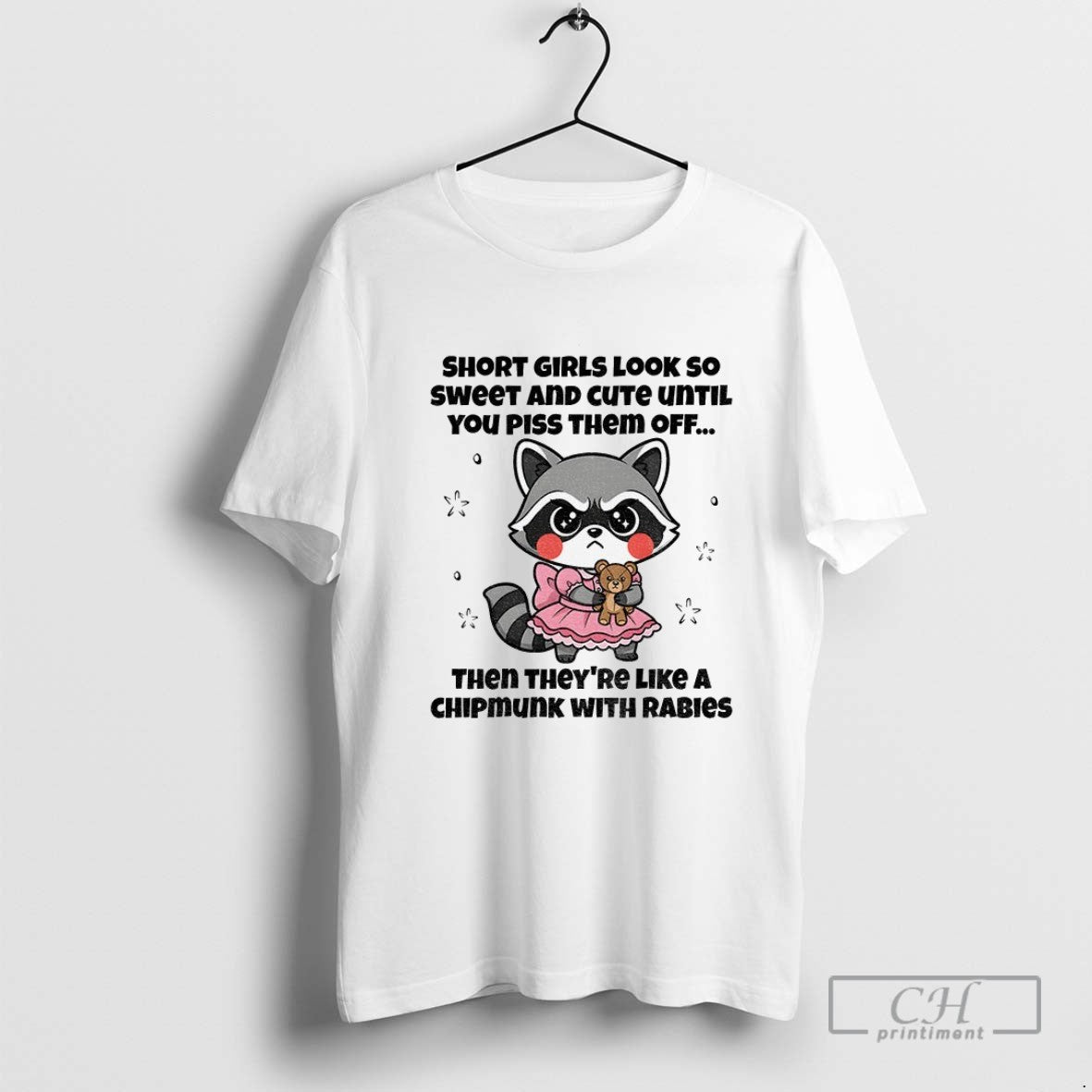 Cute Raccoon Short Girls Look So Sweet And Cute Until You Piss Them Off Then
