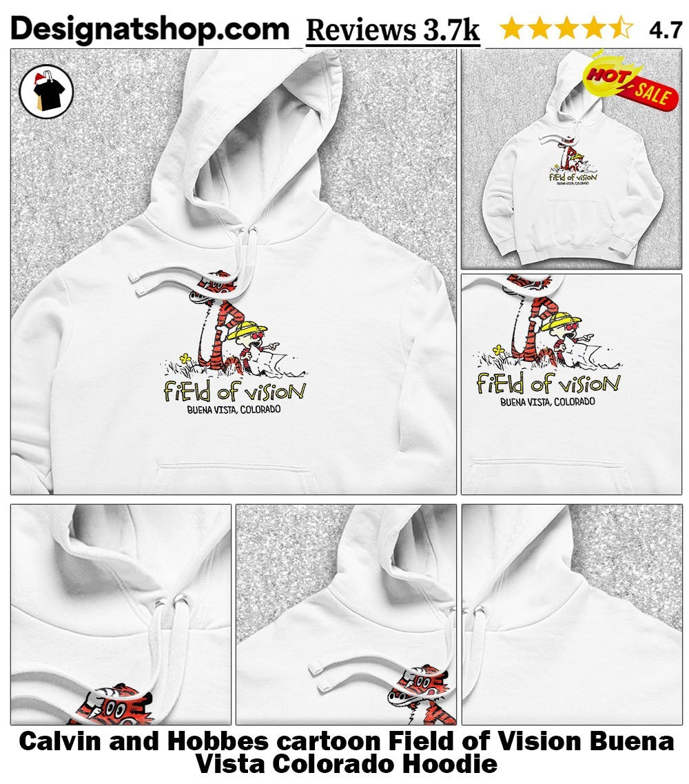Calvin and Hobbes cartoon Field of Vision Buena Vista Colorado shirt