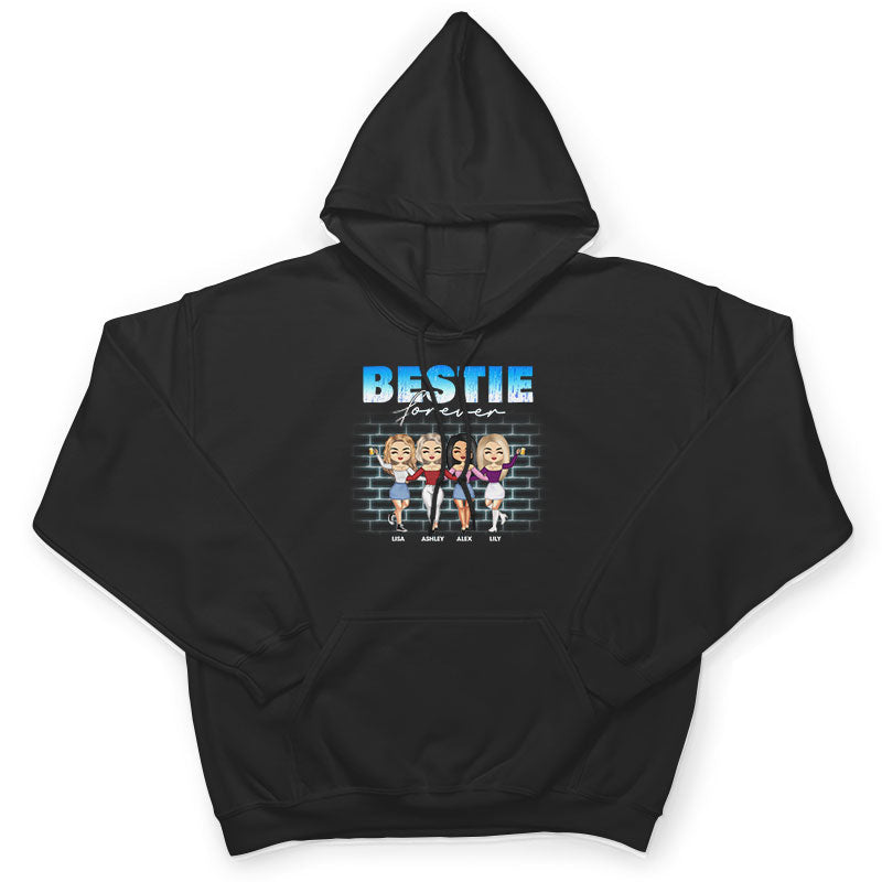 Chibi Girl Bestie Trouble When We're Together - Gift For Bestie - Personalized Custom T Shirt