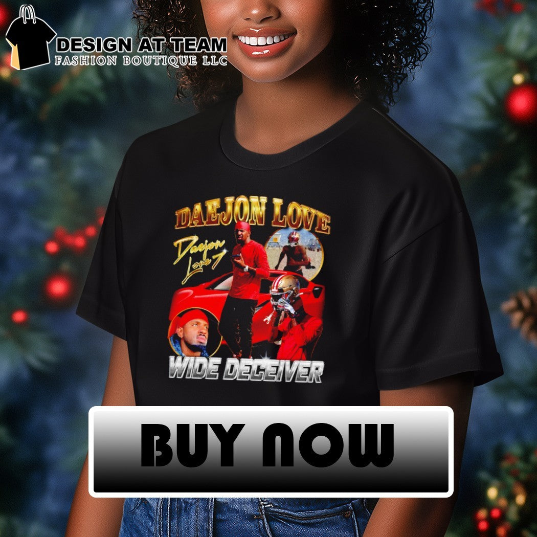 Daejon love Wide Deceiver graphic shirt