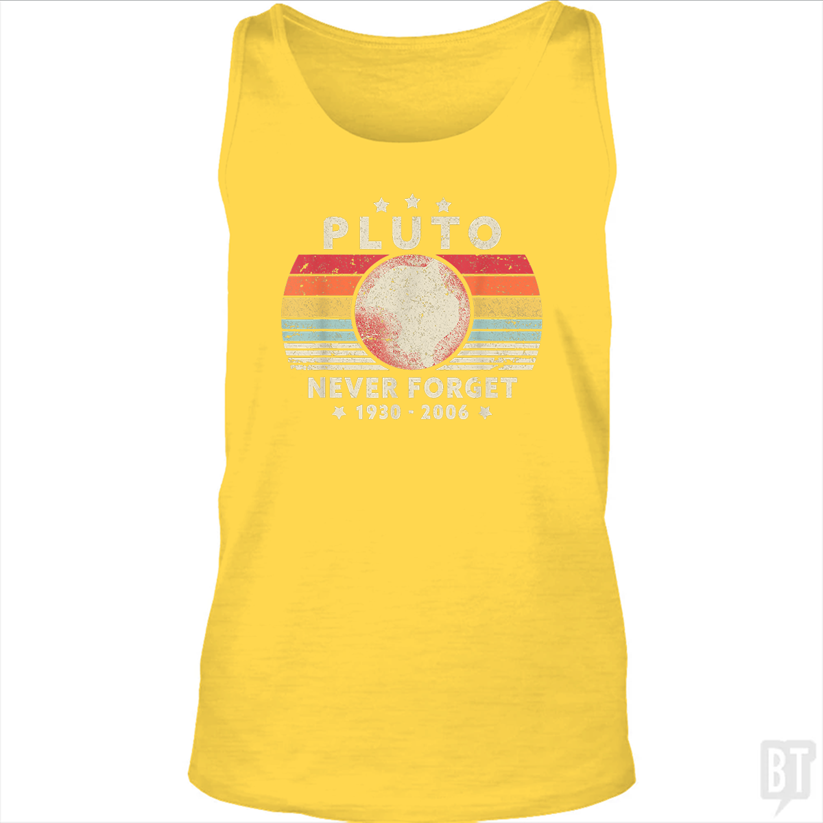 Never Forget Pluto Tank Top