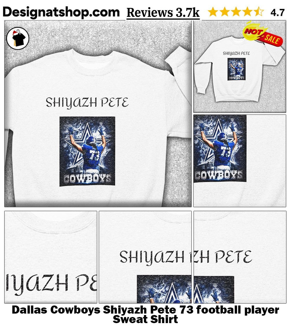 Dallas Cowboys Shiyazh Pete 73 football player shirt
