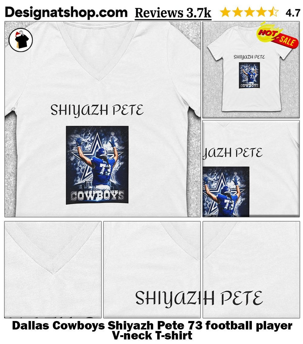 Dallas Cowboys Shiyazh Pete 73 football player shirt
