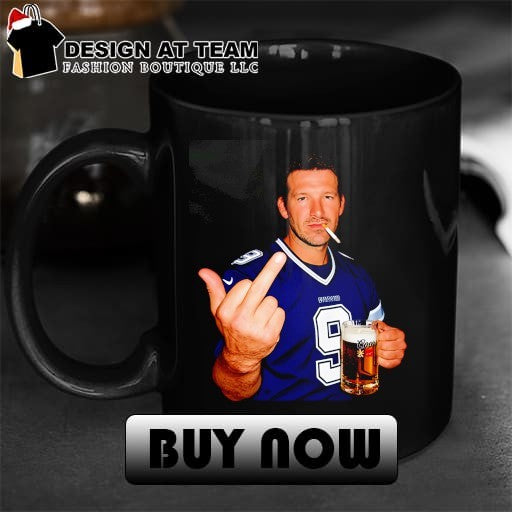 Dallas Cowboys Tony Romo Drinking Middle Finger shirt