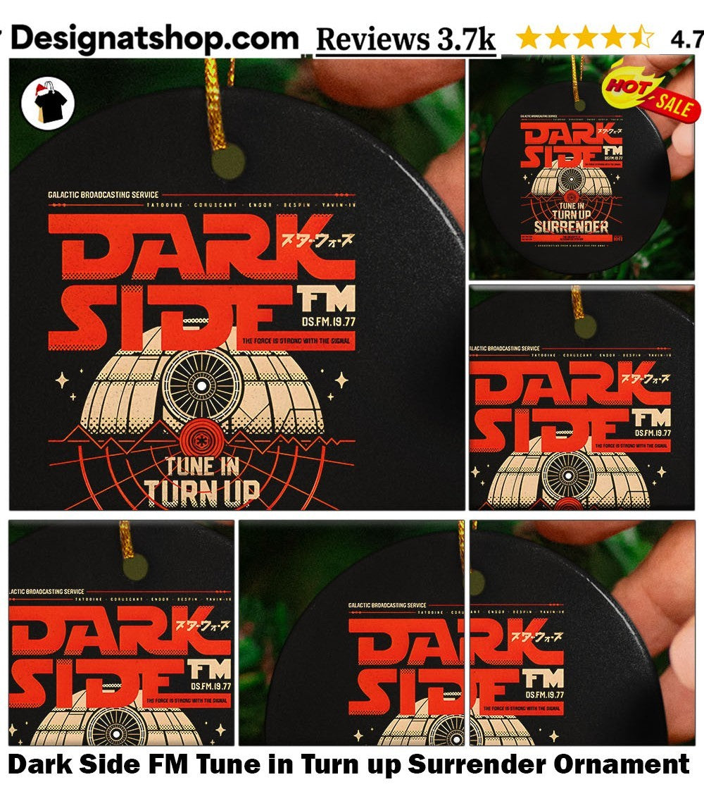 Dark Side FM Tune in Turn up Surrender shirt