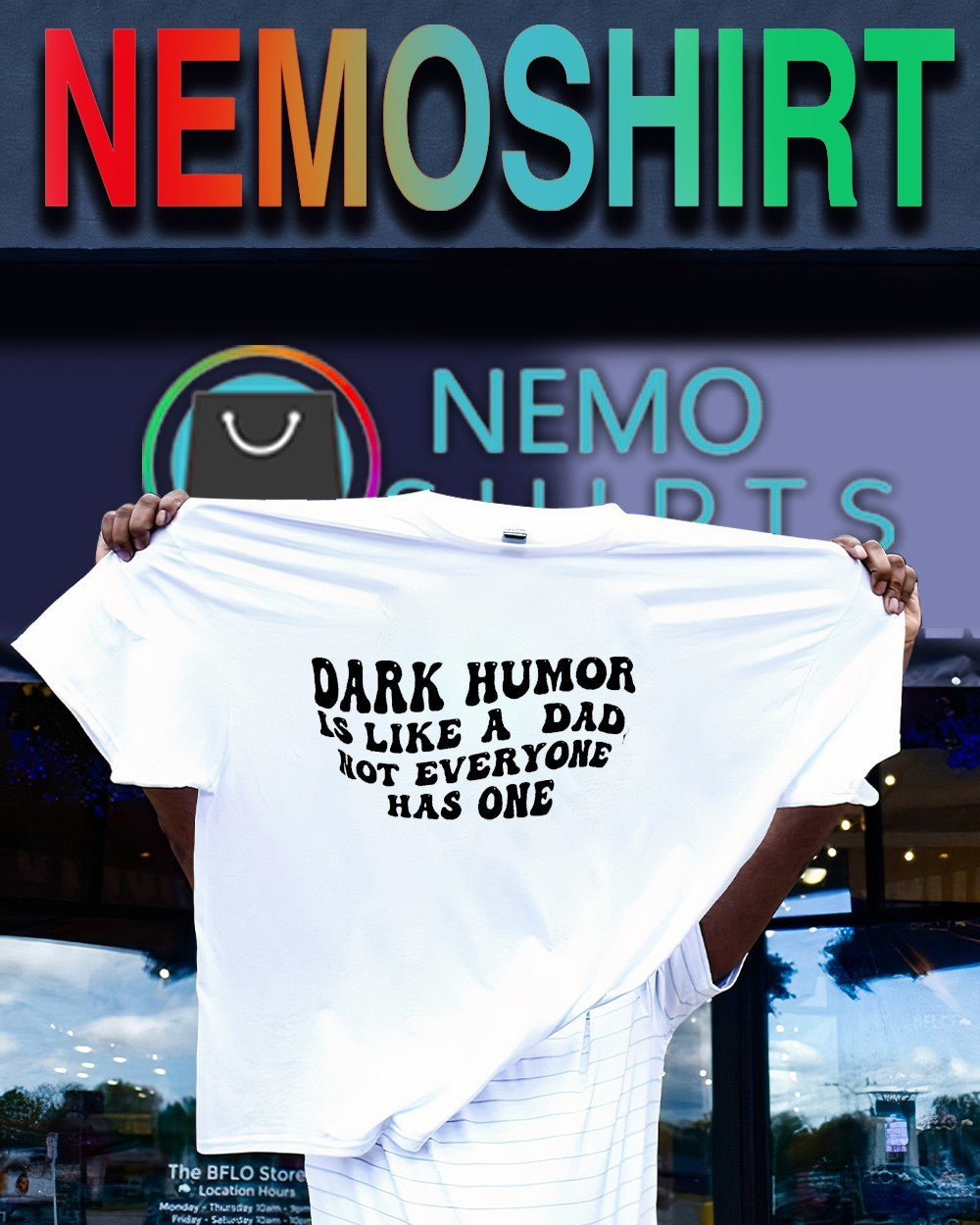 Dark humor is like a dad not everyone has one shirt