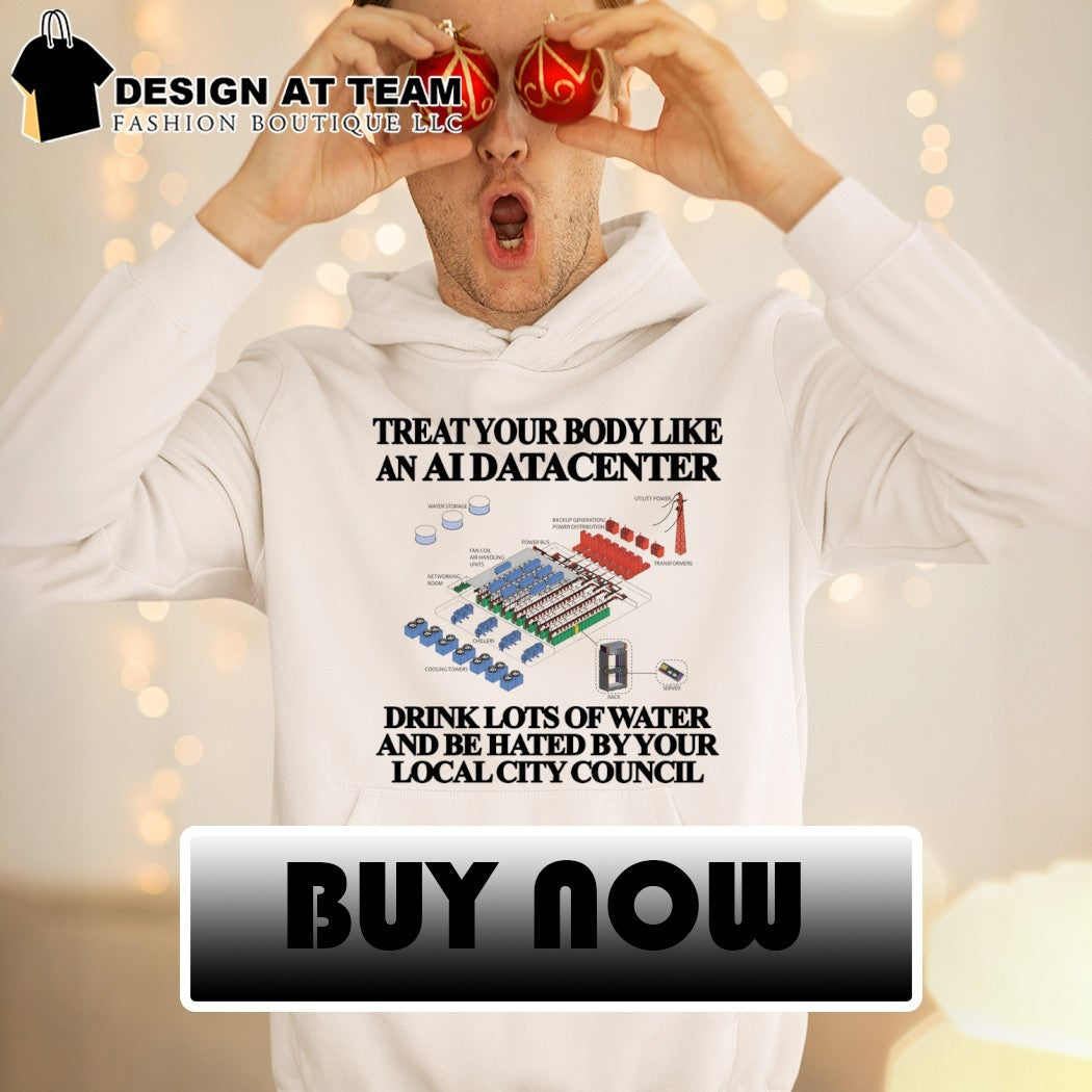 Datacenter Server Cooling Utility Power Treat Your Body Like An Ai Datacenter Shirt