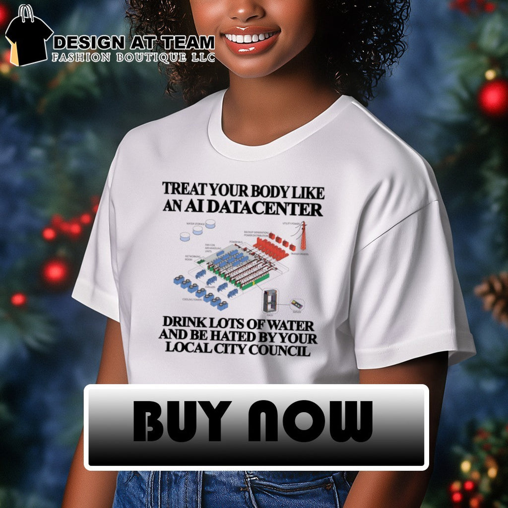 Datacenter Server Cooling Utility Power Treat Your Body Like An Ai Datacenter Shirt