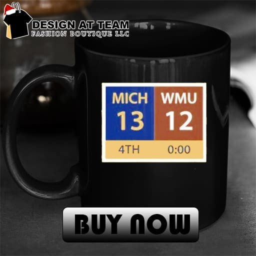 Dave Portnoy wearing Michigan vs WMU 13-12 shirt