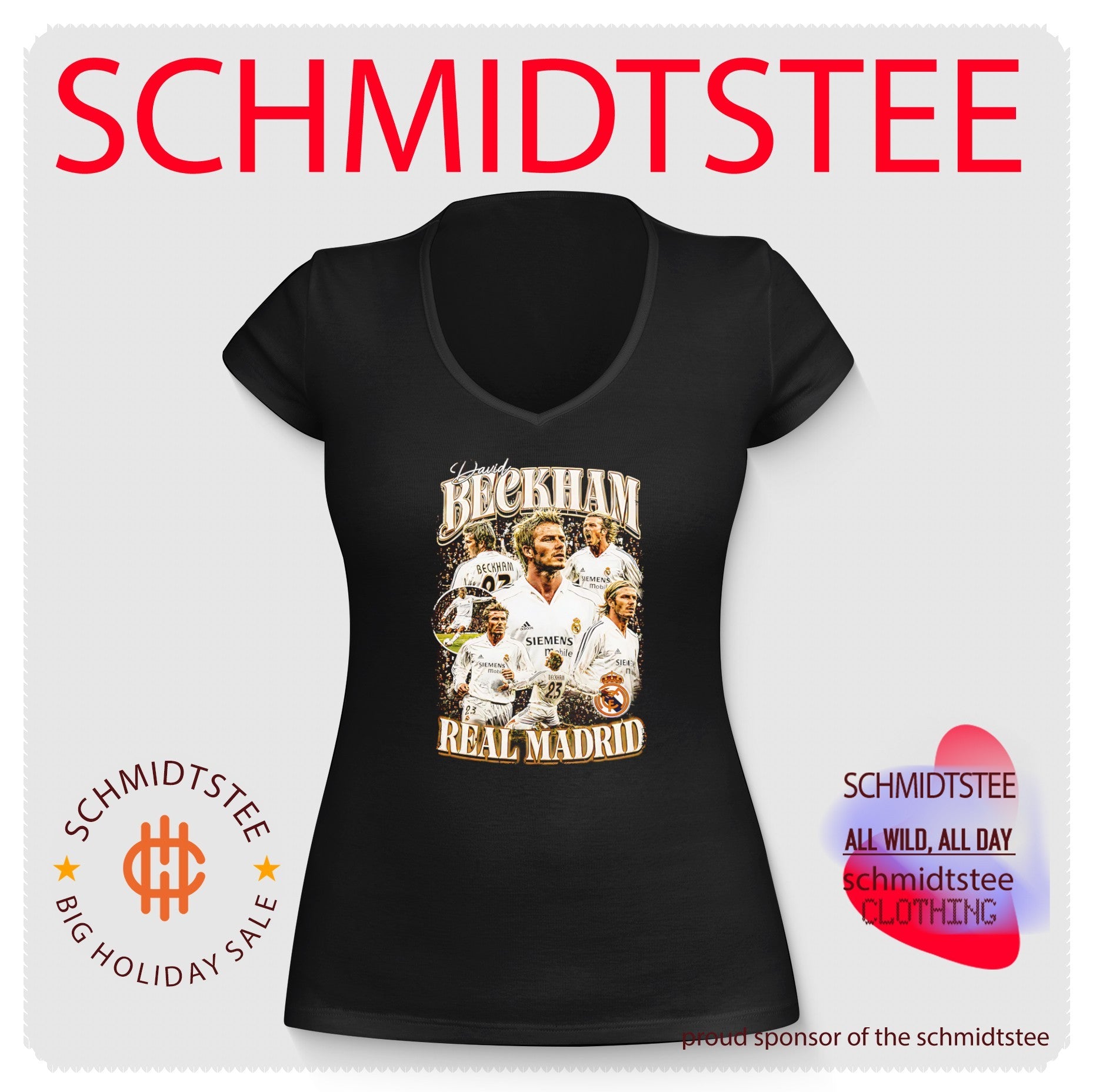 David Beckham Real Madrid Bootleg Soccer Legend shirt