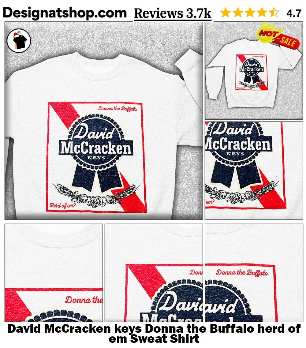 David McCracken keys Donna the Buffalo herd of em shirt