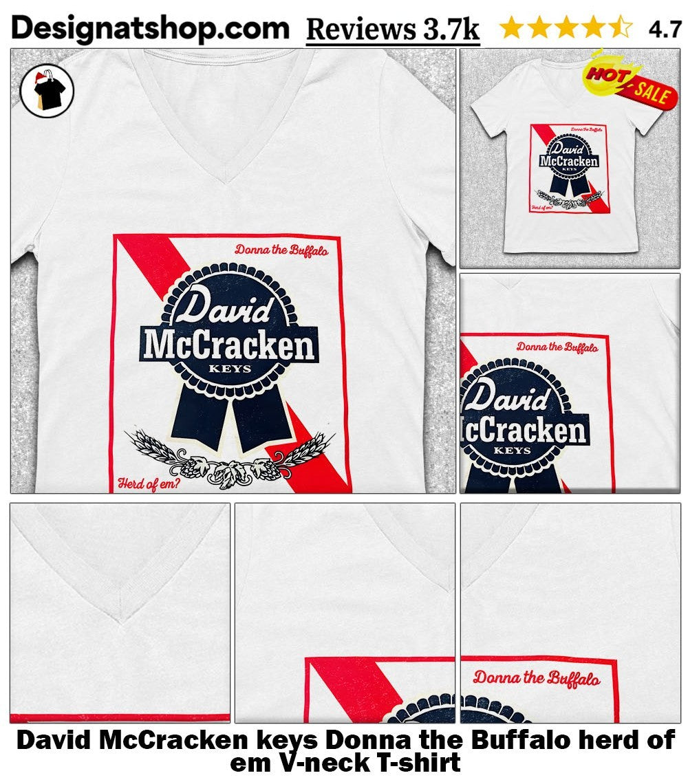 David McCracken keys Donna the Buffalo herd of em shirt